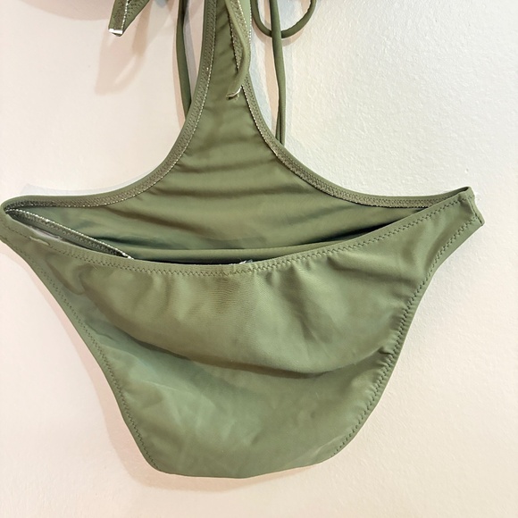 Lonely Planet Olive Green Tie-Up Monokini – Size Small EUC - Picture 13 of 15